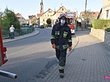Trzy zastępy straży pożarnej w Pieszycach
