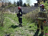 Pożar przy ul. Kuźnickiej 1 w Pieszycach