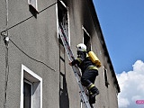 Biegły sądowy z zakresu pożarnictwa w spalonym domu w Pieszycach