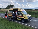 Wypadek na drodze Mościsko - Grodziszcze