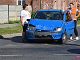 Zderzenie fiata z citroenem w Dzierżoniowie