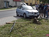 VW golf zderzył się z seatem w Bielawie