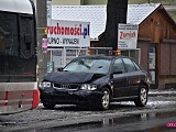 Zderzenie audi z autobusem w Dzierżoniowie