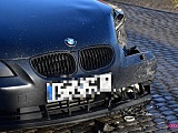 Zderzenie opla z bmw w Olesznej