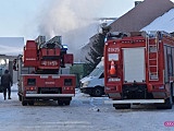 Pożar piekarni w Uciechowie w gminie Dzierżoniów