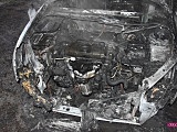 Pożar samochodu w Bielawie