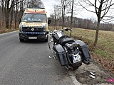 Wypadek motocyklisty w Jodłowniku