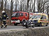 Wypadek motocyklisty w Jodłowniku