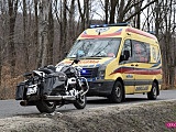 Wypadek motocyklisty w Jodłowniku