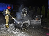 Pożar BMW w Dzierżoniowie