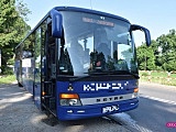 Zderzenie volvo z autobusem