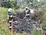 Pożar pomiędzy Dzierżoniowem a Pieszycami