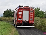 Pożar pomiędzy Dzierżoniowem a Pieszycami