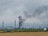 Pożar pomiędzy Dzierżoniowem a Pieszycami