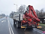 Zderzenie dwóch ciężarówek w Dzierżoniowie