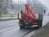 Zderzenie dwóch ciężarówek w Dzierżoniowie