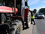 Zderzenie ciągnika rolniczego z audi