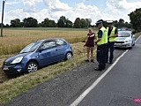 Zderzenie forda i motocykla na drodze Dzierżoniów - Świdnica