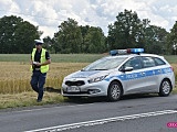 Zderzenie forda i motocykla na drodze Dzierżoniów - Świdnica