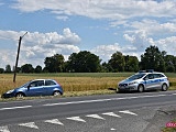 Zderzenie forda i motocykla na drodze Dzierżoniów - Świdnica