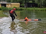 Festyn Bezpieczne wakacje na terenie Jeziora Bielawskiego