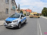 Nietrzeźwy kierowca uderzył volkswagenem golfem w mur