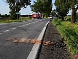 Zderzenie seata z autobusem na ósemce