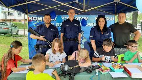 Piławscy policjanci uczestniczyli w festynie z okazji Dnia Dziecka