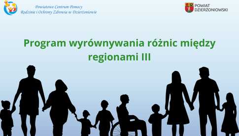 Program wyrównywania różnic między regionami III