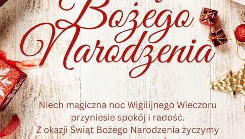 Życzenia składa Wójt Gminy Dzierżoniów i Przewodniczący Rady Gminy Dzierżoniów