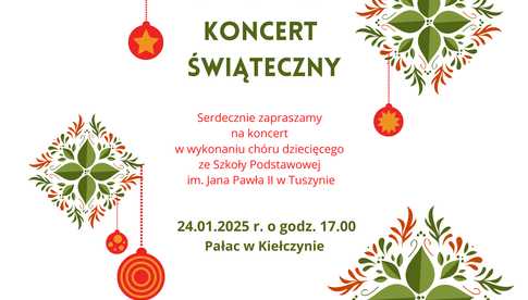 Koncert świąteczny w pałacu w Kiełczynie