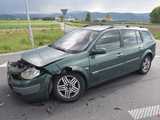 Zderzenie renault i volkswagena