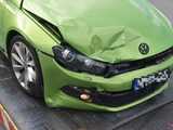 Zderzenie renault i volkswagena
