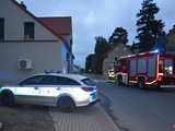 Pożar bmw w Pieszycach