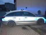 Pożar bmw w Pieszycach
