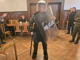 Uczniowie klas mundurowych z Bielawy z wizytą w Komendzie Powiatowej Policji