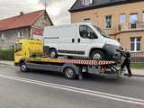 Pijany kierowca citroena wjechał w ogrodzenie w Pieszycach