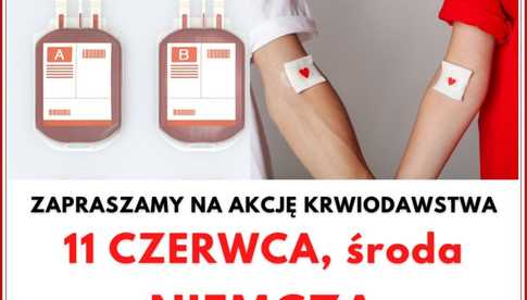 Pobór krwi w Niemczańskim Ośrodku Kultury