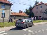 Zderzenie mercedesa i seata w Pieszycach