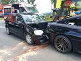 Zderzenie volkswagena z bmw w Niemczy