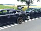Zderzenie volkswagena z bmw w Niemczy