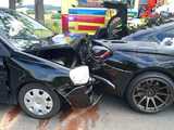 Zderzenie volkswagena z bmw w Niemczy