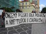 Bielawa. Manifestacja Stop imigrantom 