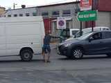 Zderzenie mazdy i volskwagena