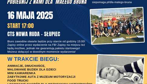 16 maja, Nowa Ruda: Drugi 24-h Bieg Charytatywny