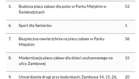 Zakończyło się głosowanie w ramach budżetu obywatelskiego