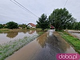 [FOTO] Zalane drogi i podtopienia w gminie Świdnica