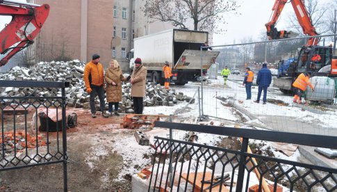 Schody z al. Niepodległości do ul. Garbarskiej prawie ukończone [Foto]