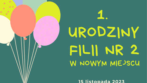 Filia nr 2 świdnickiej biblioteki będzie obchodziła pierwsze urodziny