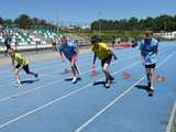 [FOTO] Dzieci z klas 5 i 6 rywalizowali w igrzyskach lekkoatletycznych